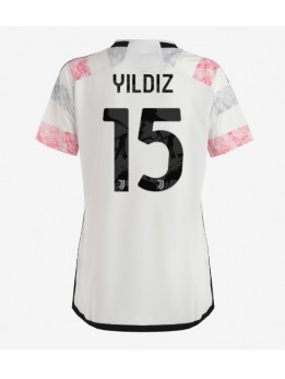 Juventus Kenan Yildiz #15 Auswärtstrikot für Frauen 2023-24 Kurzarm